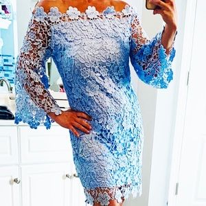 💖🔥ICE BLUE LACE DETAIL MINI DRESS🔥💖
